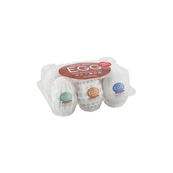 TENGA - Egg Variety - 6 masturbators (Doorzichtig)